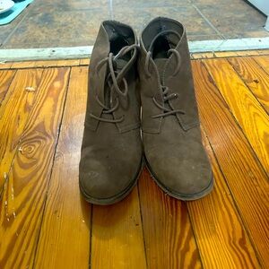 MIA Shawna Heeled Suede Booties